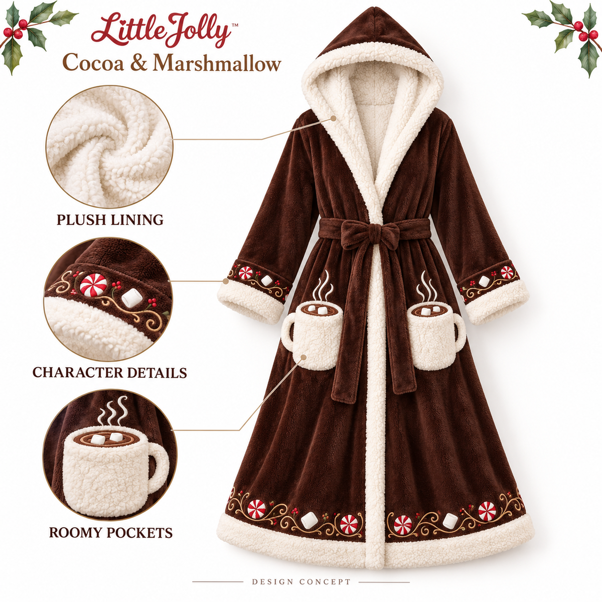 LittleJolly™ CozyHug Heated Robe